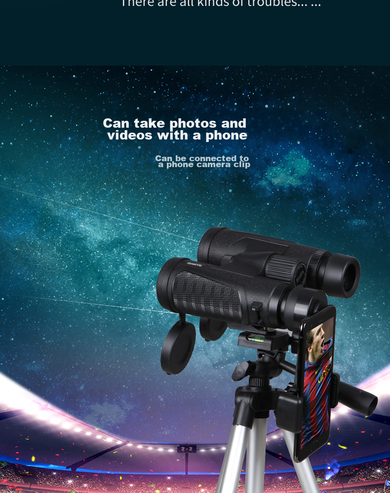 StarMICRO Binoculars 10x42 Waterproof High Magnification High Definition for Outdoor Children's Bird Watching And Photography, Concert Viewing 3