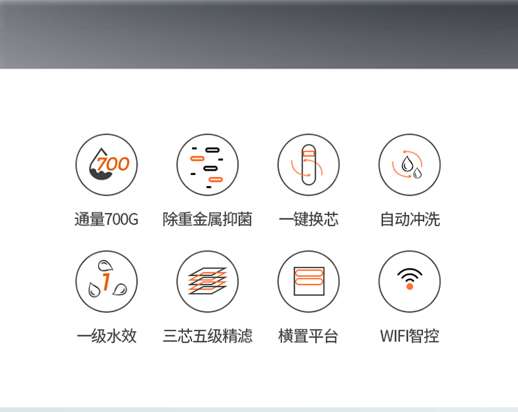 九阳 直饮 RO反渗透净水机 700G 图2