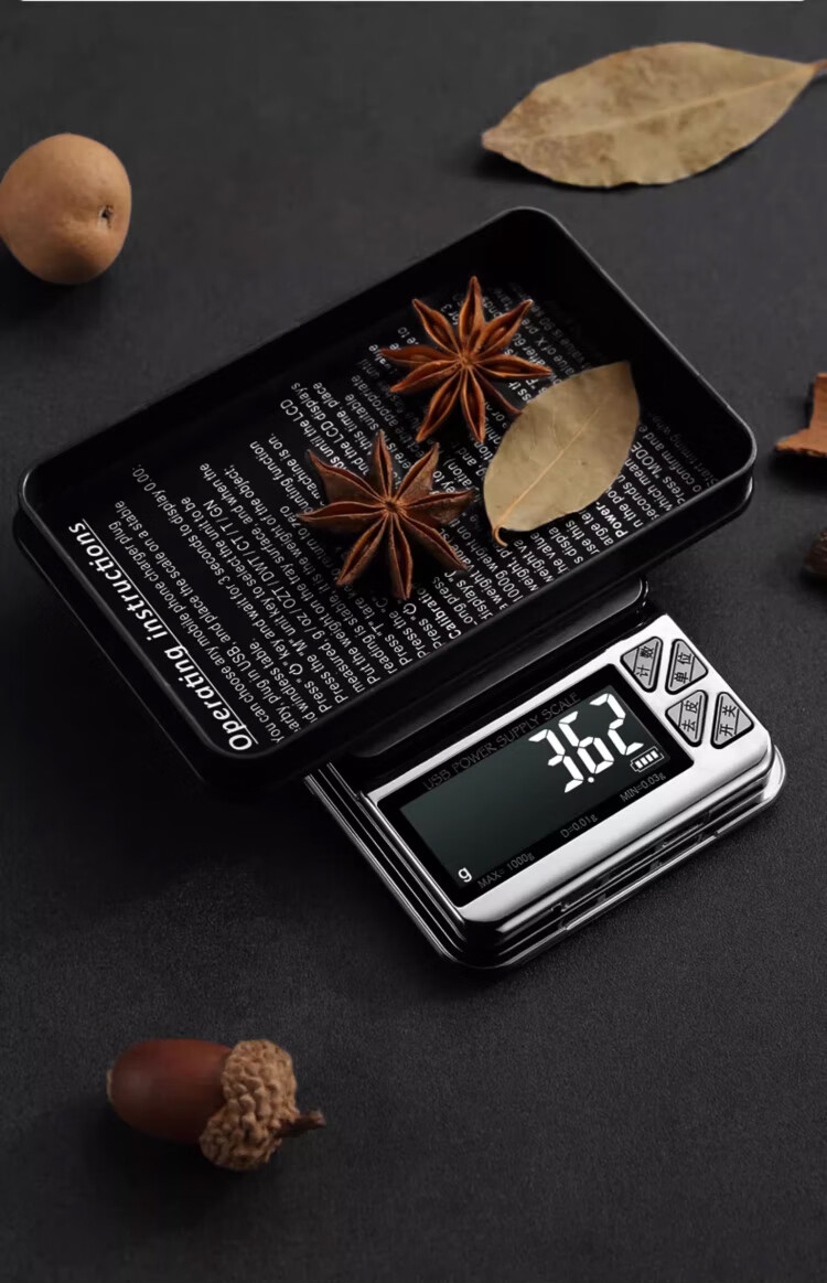 Demin High-Precision Electronic Scale, 0.01g, Compact Accurate Gram Scale, Portable, for Tea Leaves, Home Use, Gold And Jewelry Weighing Scale 4