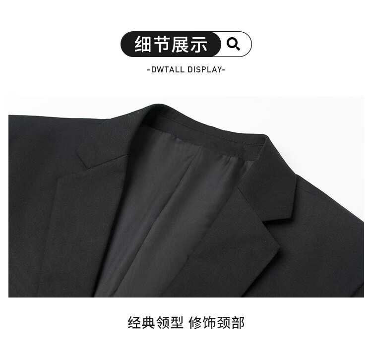 ROMON Men's Slim Fit Business Suit Groom Wedding Tuxedo Formal Blazer Set 10