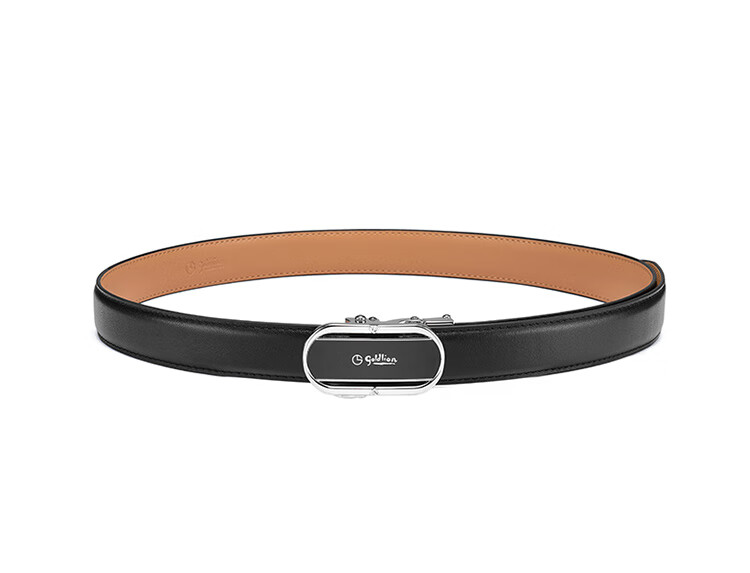 Goldlion Women's Leather Belt with Automatic Buckle, Fashion Gift Box, Birthday Present 9