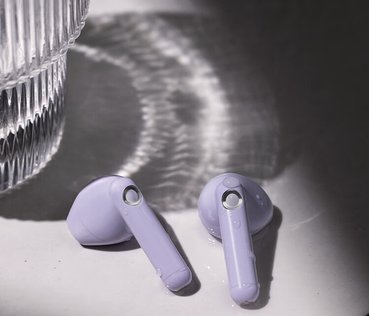 Manbuzhehuazai TO-U3 Plus True Wireless Bluetooth Earphones, Semi In-Ear Headphones, Compatible with Apple Huawei Xiaomi, Bluetooth 5.3, Ivory Pink 8