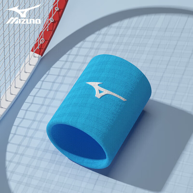 MIZUNO B577 Red Wristband Unisex Sports Fitness Basketball Sweat-Absorbing Tennis Badminton Protective Gear Single Piece