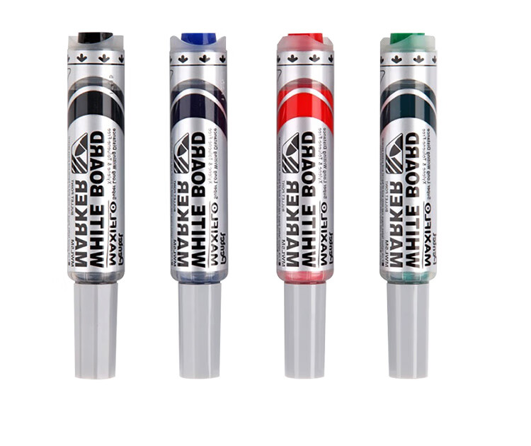 Pentel Whiteboard Marker, 2mm Direct Liquid Thick Round Tip, Erasable Marker, Imported, MWL5M, Black (Pack of 5) 7