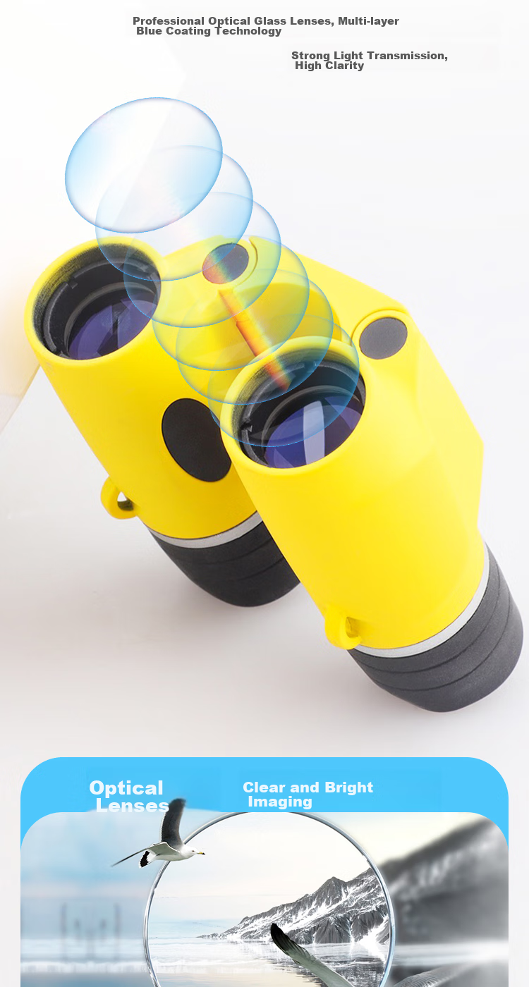 Bresser Children's Binoculars, High-Definition Telescope for Toddlers And Elementary School Boys, Outdoor Toy, Children's Day Gift 7