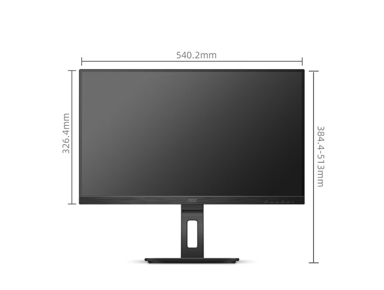 AOC Monitor, 23.8-Inch, 2K High-Definition, 100Hz IPS Low Blue Light, Type-C, Rotatable And Height-Adjustable, for Entertainment And Office Use, Computer Monitor, Q24P2C 9