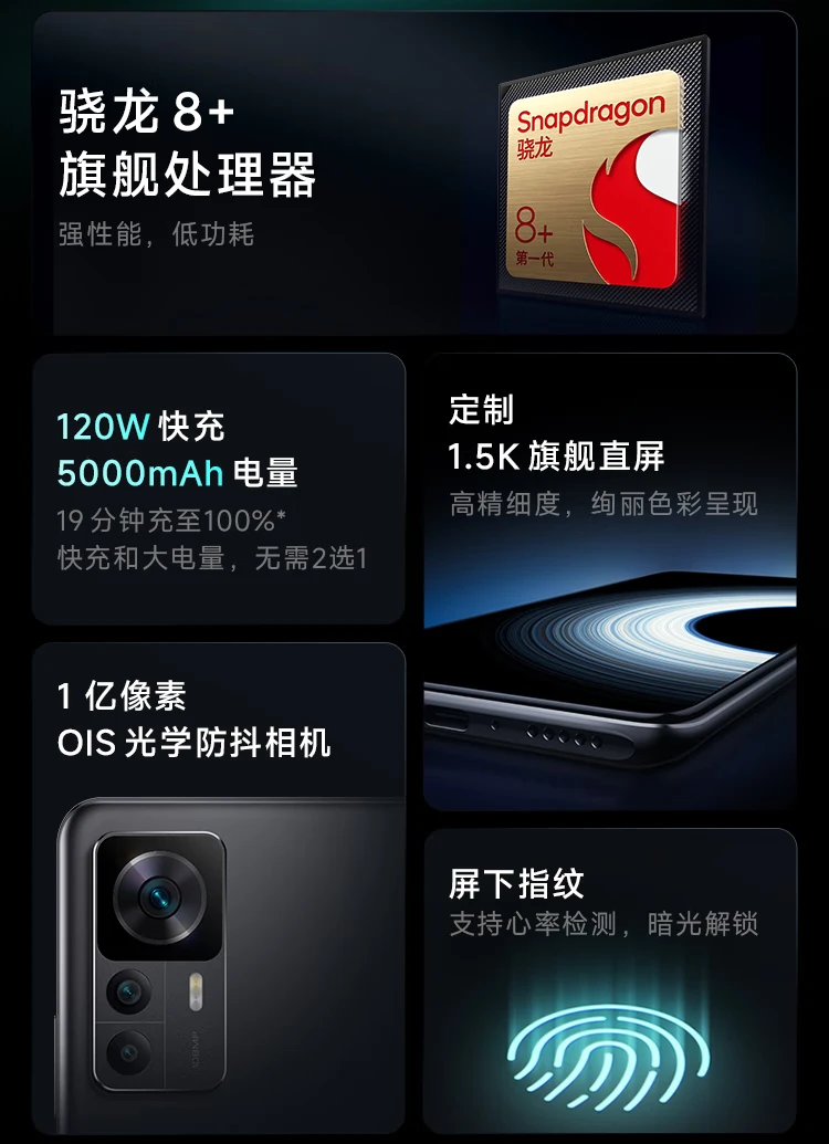 Redmi K50 Extreme Edition Snapdragon 8+ Flagship Processor 100MP Optical Image Stabilization 120W+5000mAh 12GB+256GB Silver Trace Xiaomi Redmi K50 Ultra Redmi K50 Extreme Edition Snapdragon 8+ Flagship Processor 100MP Optical Image Stabilization 120W+5000mAh 12GB+256GB Silver Trace Xiaomi Redmi K50 Ultra