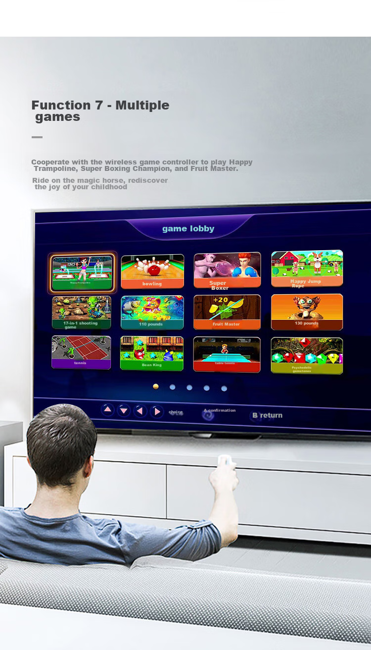 HongTai Double-Person Wireless Dance Mat, Home TV Dance Machine, Game Motion Sensing Hand And Foot Dancing, Leg Beautifying, Children's Running Mat 30