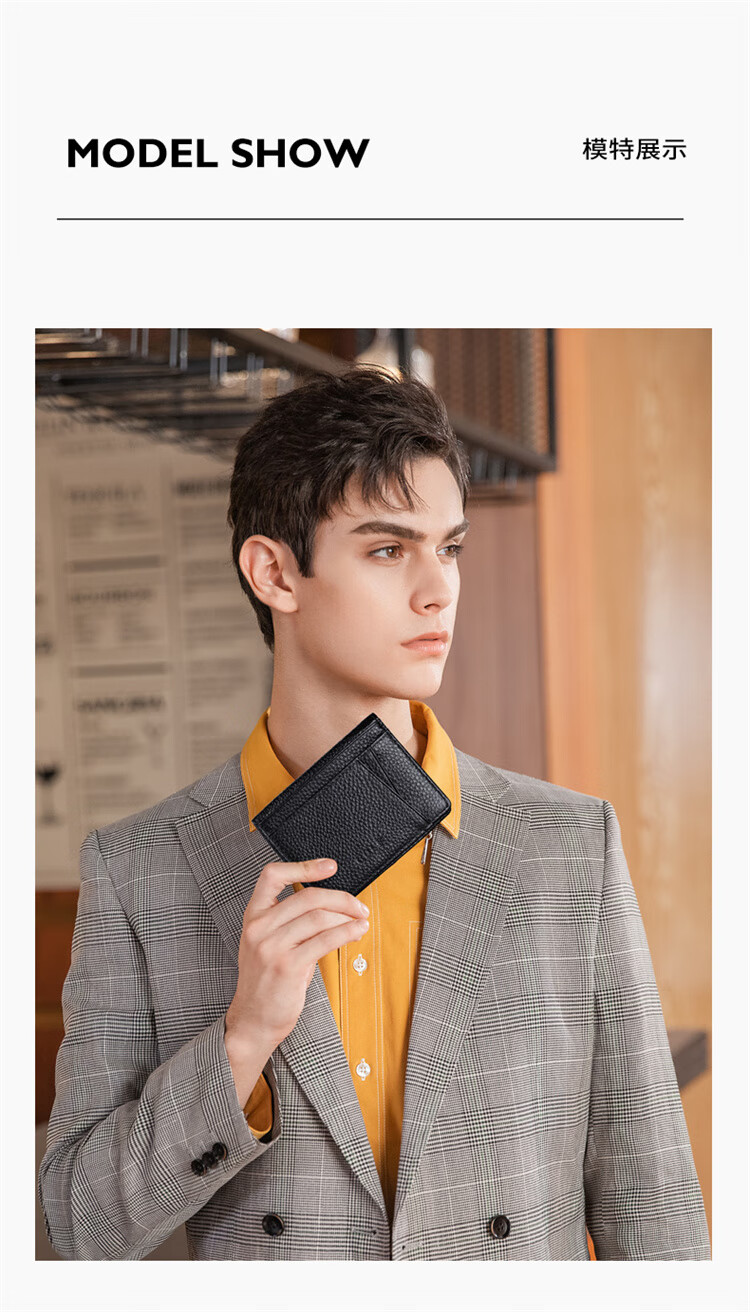 GOLF Card Holder, Men's Top-Grain Leather Driving License Holder, Multi-Card Slots for Women, Bank ID Card Holder, Ultra-Thin Card Sleeve 12