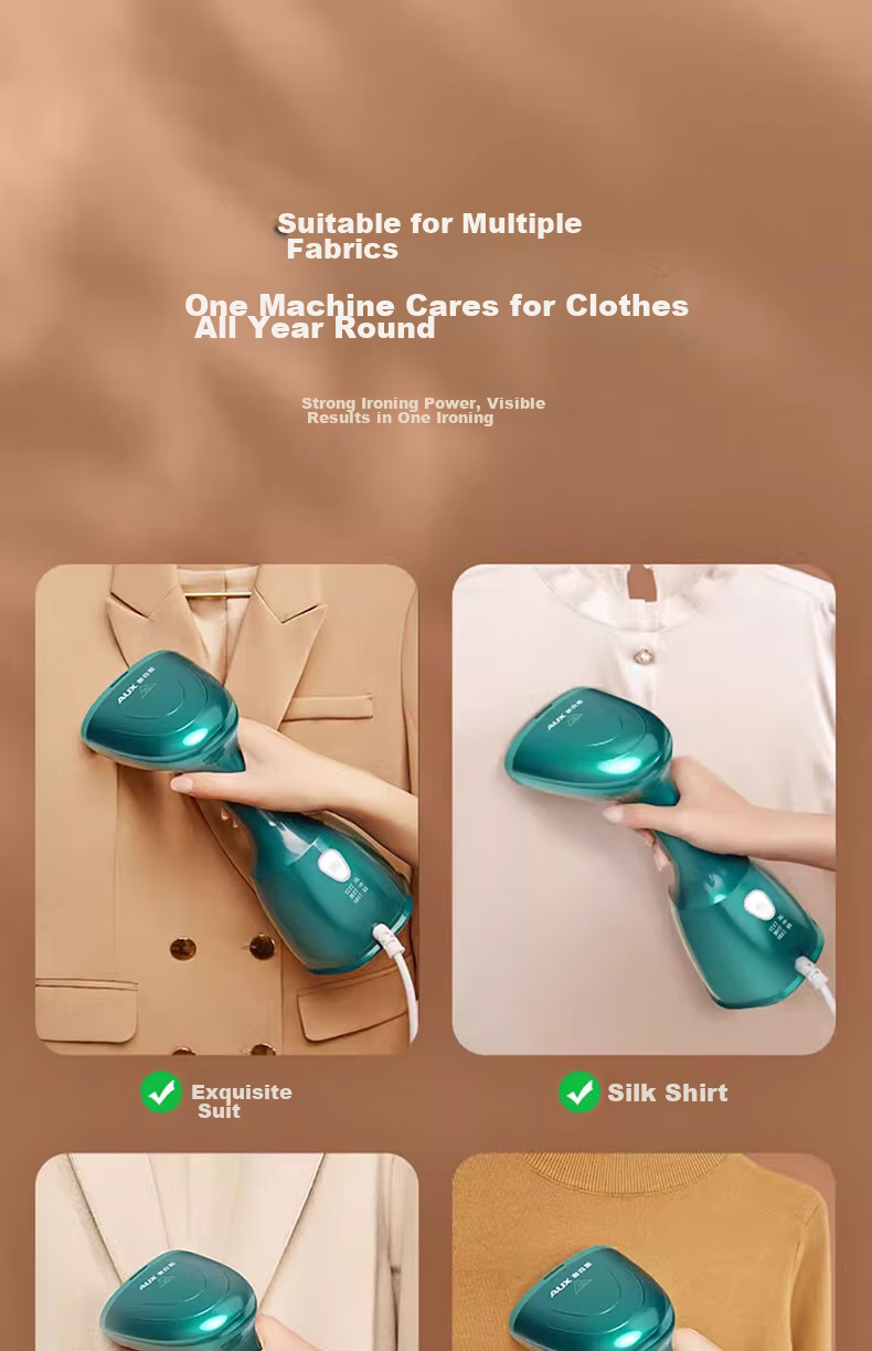 AUX Handheld Garment Steamer, 42g/min High Steam Output, 280ml Water Tank, Home Use Ironing Machine, Compact Portable Electric Iron for Business Trips, Gift And Group Purchase YS3015 17
