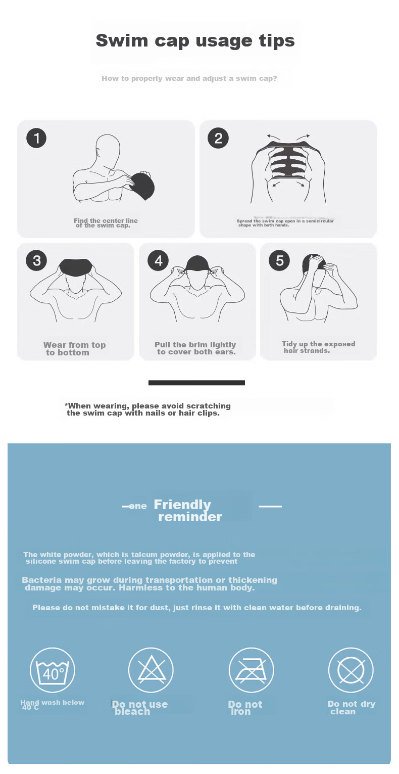 Jiehu Swimming Goggles for Men And Women, Adult High Definition Anti-Fog Waterproof Large Frame Integrated Diving Swimming Glasses with Swim Cap Set, Swimming Equipment 17