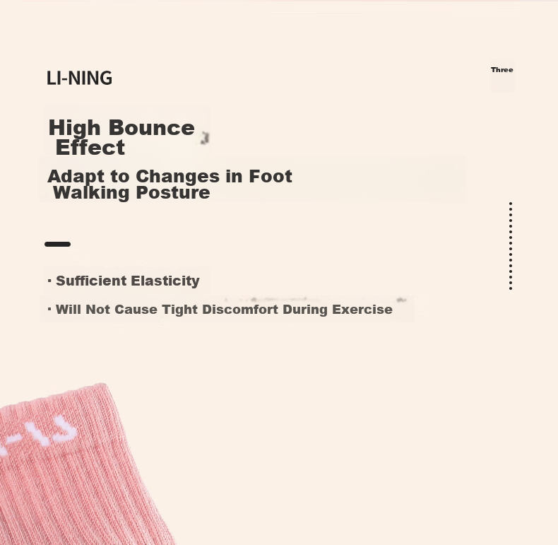 Li-Ning Women's Sports Socks (3 Pairs), Basketball Socks, Summer Running Sports Short Socks, Breathable Sweat-Absorbing Short Cotton Socks 10