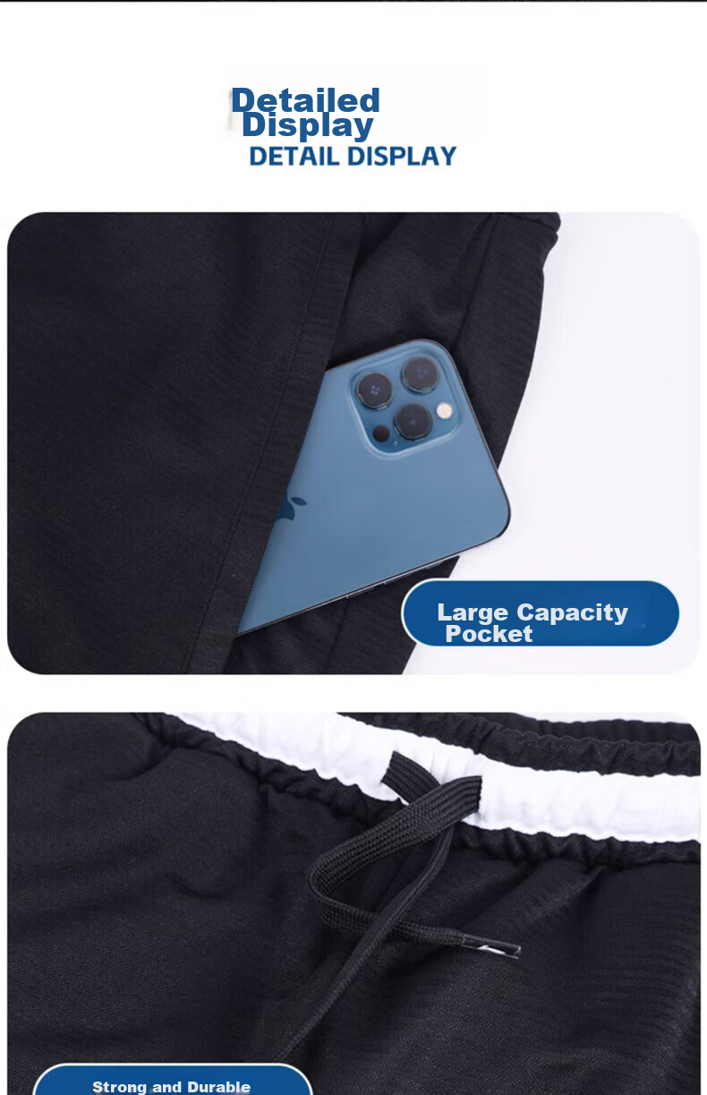 Li-Ning Men's Sports Shorts, Summer Running Quick-Dry Loose Casual Basketball Competition Pants, Training Fitness Knee-Length Shorts, XL 11