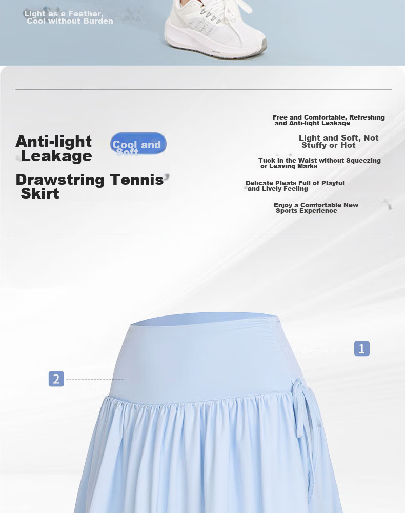 XUEXIMAN Anti-Exposure Sports Skirt for Women, Slimming Breathable Yoga Skirt for Running Training Yoga Tennis Shorts Skirt Summer 2