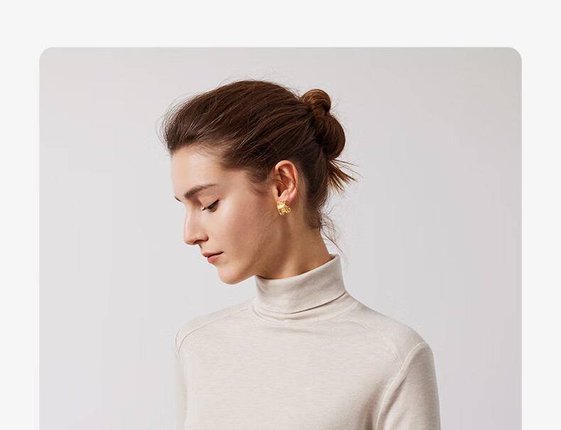 Navigare Women's Turtleneck Slim-Fit Base Layer, High-Elastic Solid Color Long-Sleeve Top 2335084501 56