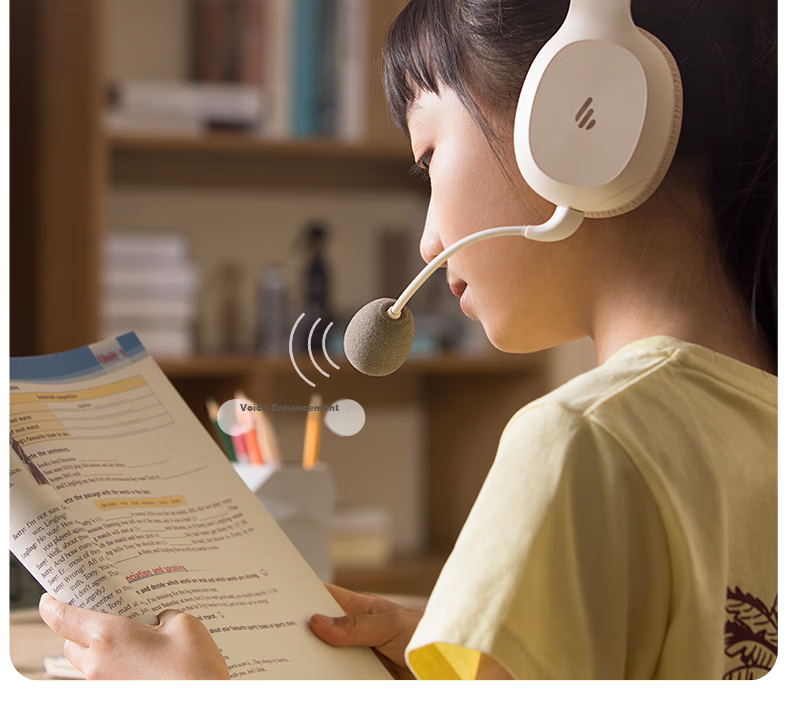 EDIFIER K750W Over-Ear Bluetooth Wireless Headphones with Microphone for Memorization, Follow-Along Learning, Online Classes, Noise Cancellation, And Music Listening - Athens Gray 5