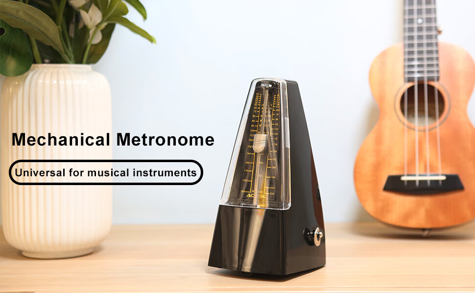 AODSK Metronome Mechanical AS-29 Piano Guitar Violin Guzheng Electronic Keyboard Universal Rhythm Black 1