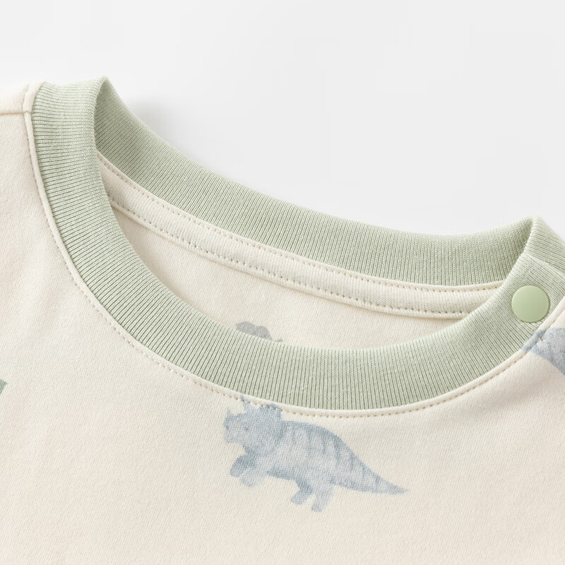 DAVE & BELLA Children's Underwear Set Autumn Wear Boys' Antibacterial Anti-Mite Home Wear Two-Piece Set Undershirt