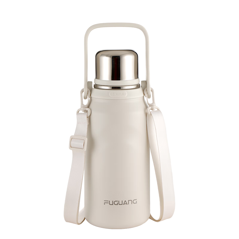 Fuguang Insulated Mug, Large Capacity, 316L Stainless Steel, for Men And Women Students, Outdoor Portable, Dual-Use Tea Cup, 1200ML