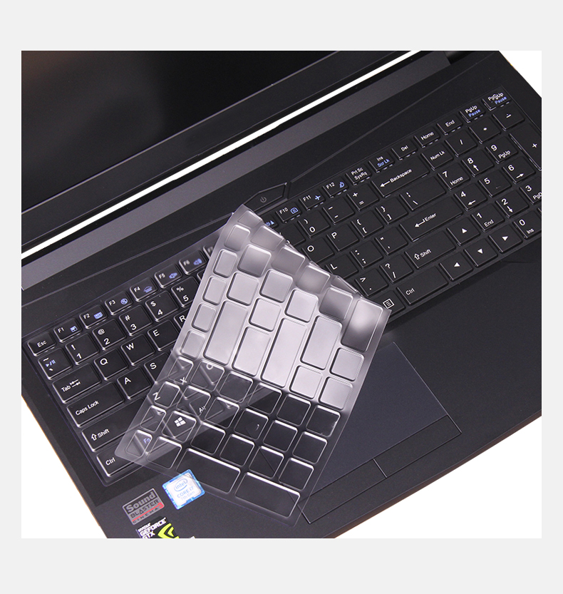 Jiasu Keyboard Protector for Thunderbolt 911X Dragon Hunter/911Air Xuanwu5 Ares S8 15.6-Inch Laptop Keyboard Cover, Invisible High Transparency Film 5