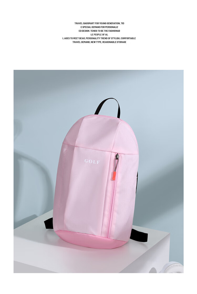 GOLF Backpack for Men And Women, Casual IPad Bag, Sports Outdoor Mini Travel Hiking Bag, Student And Children's Schoolbag 22