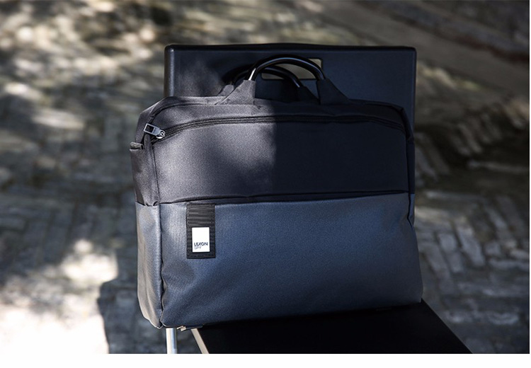 LEXON Laptop Bag, 15.6/16 Inch Handheld Briefcase, Men's Business Notebook Bag, Patchwork Shoulder Crossbody Bag 8