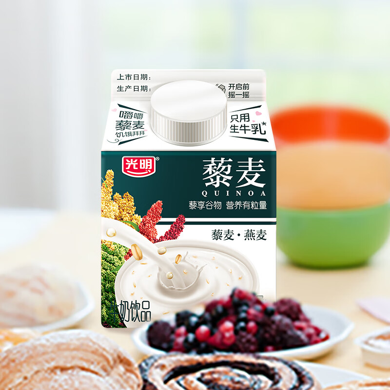 光明 藜享谷物 藜麦燕麦280g*4牛奶饮品