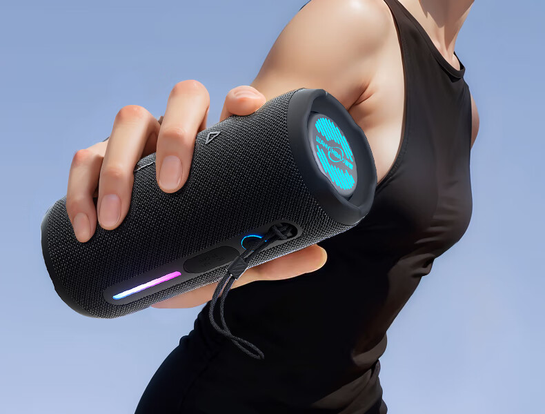 WANYINBA M6 Bluetooth Speaker, 30W Power, High Volume, Outdoor Portable Waterproof Small Speaker, Car-Mounted Cycling, High-Quality Sound, Ultra-Heavy Bass, Blue Long Battery Versio 2