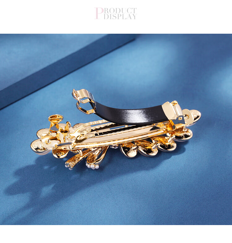 CHIMERA [Suisui Ping'an] Hair Clip, Spring Barrette, Back of Head Accessory, High-End Hairpin, Straight Clip, Mid-Autumn Festival Gift 9