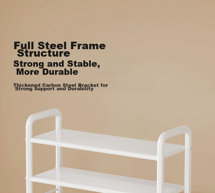 QIAONAMEI Shoe Rack, Simple Home Entryway, Dormitory, Indoor Rental Apartment, Multi-Layer Storage Shoe Shelf, 5 Tiers, QNM1245-WH 17
