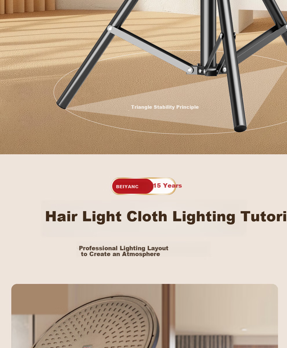 Beiyang Hair Light, Live Streaming Background Atmosphere Light, Live Streaming Fill Light, Host Backlight Contour Light, Goddess Spotlight, Douyin Professional Photography Spotlight, Top Light 24