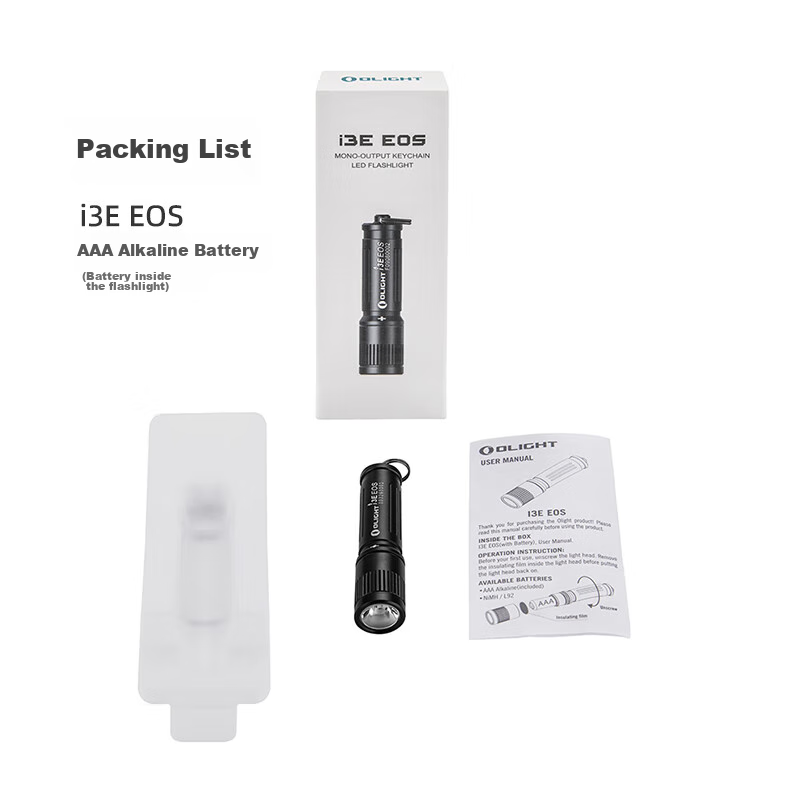 OLIGHT i3E Mini High Brightness Portable Waterproof Emergency Micro Keychain Flashlight Compact Outdoor Lighting 16