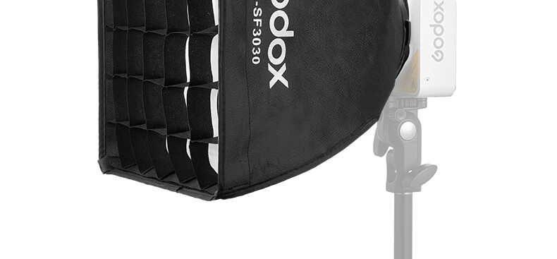 Godox ML100BI Dual Color Temperature Handheld Fill Light, Outdoor Video Recording Photography Light, Portable Constant Light Night Shooting Light ML-SF3030 Four-Sided Softbox [Official Standard Configuration] 2