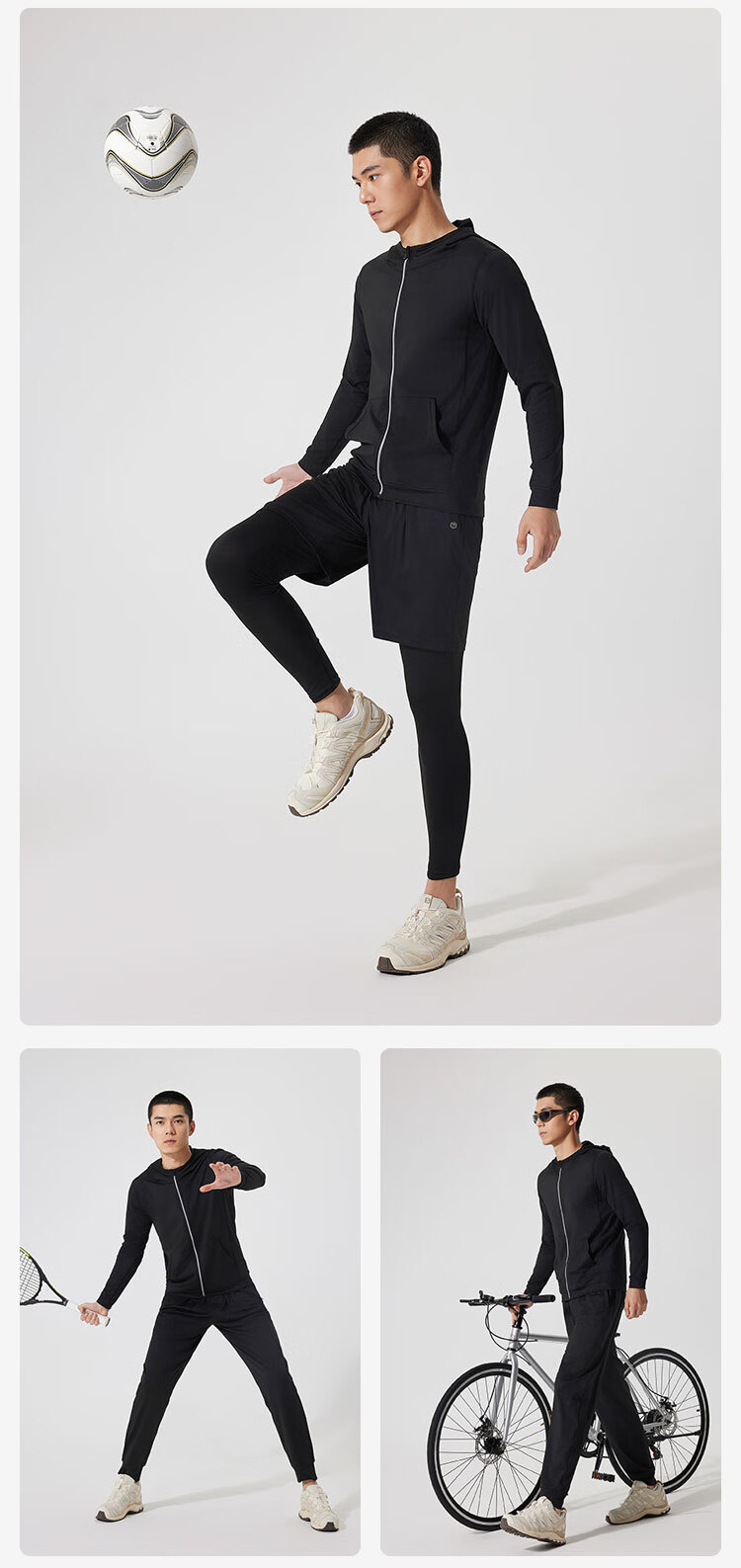 JD Jingzao Men's Running Fitness Sports T-Shirt Quick-Dry Base Layer Training Shirt Breathable Short Sleeve XXL 8
