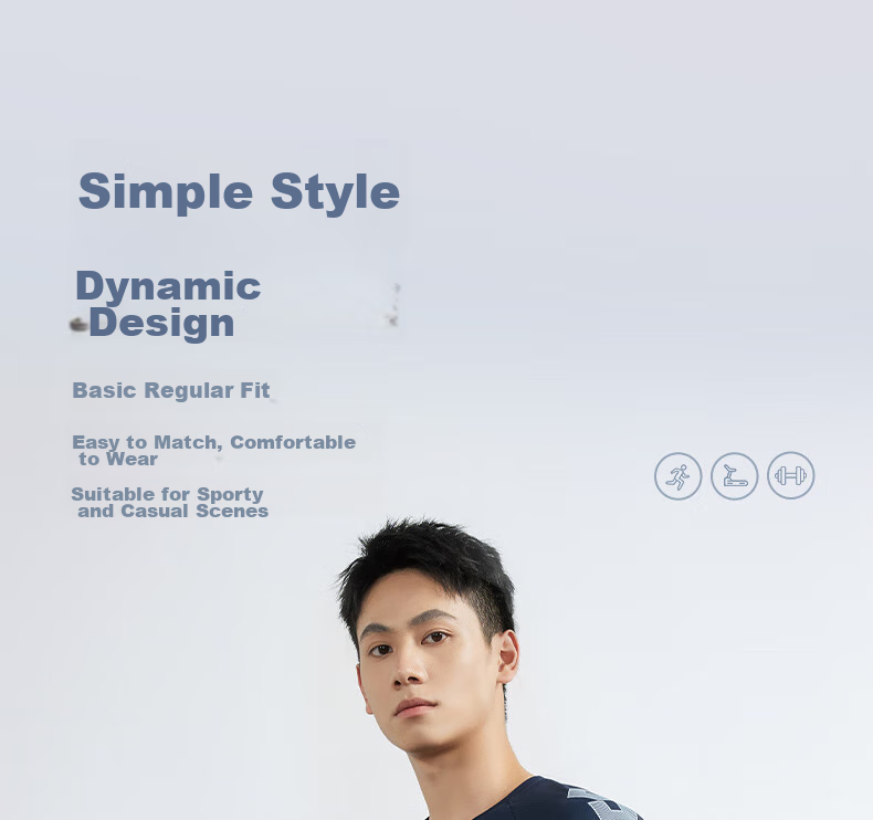 361° Men's Short-Sleeve T-Shirt, Summer Quick-Dry, Loose-Fitting, Athletic, Running, Fitness, Casual Top, Half-Sleeve, 652524101-6 13