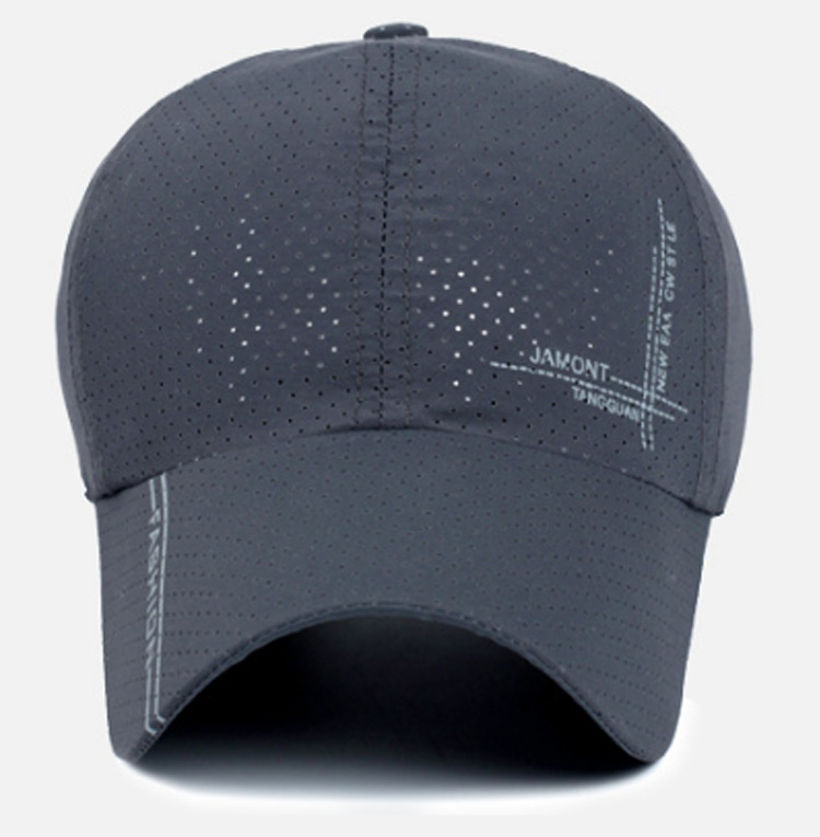 GLO-STORY Baseball Cap for Men, Mesh Quick-Dry Sun Visor Cap MMZ824255 Black 4
