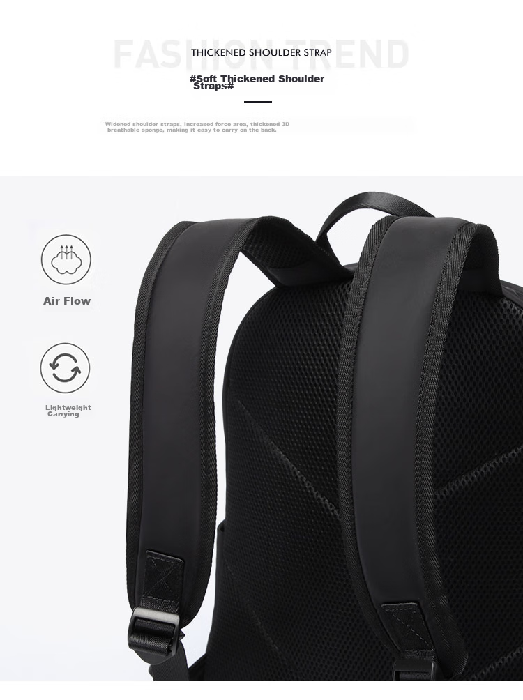 GOLF Backpack for Men, Water-Resistant Travel Backpack, 15.6-Inch Laptop Bag, Student Schoolbag, Commuter Business Trip Backpack 14