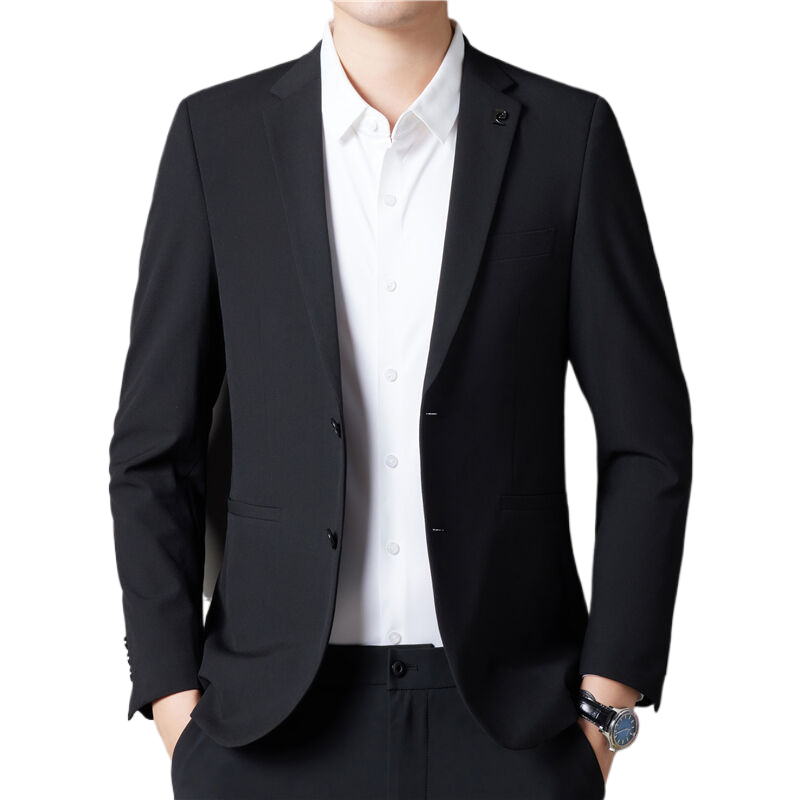 Pierre Cardin Men's Suit, Spring And Autumn New Style, Business Casual Slim Fit Blazer, Middle-Aged And Young Men's Single-Breasted Jacket, Two-Button Suit