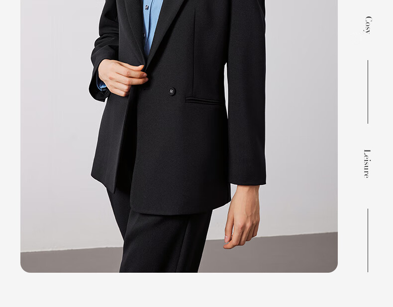 Navigare Women's Commuter Casual Blazer, Simple And Elegant Work Suit Jacket 2331804506 18