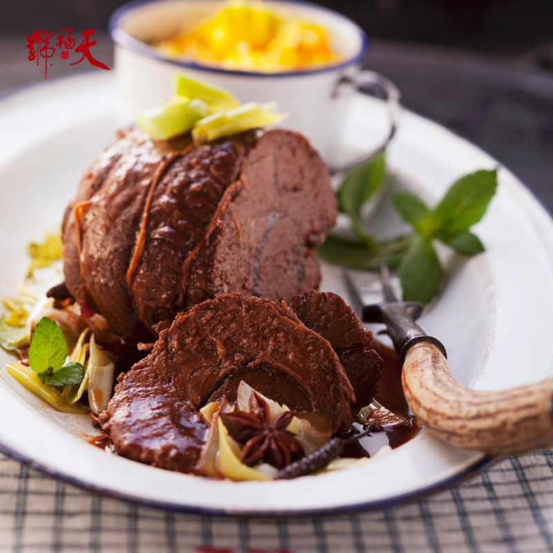 天福号酱鹿肉 开袋即食熟食中华老字号北京特产下酒菜鹿肉 袋装200g