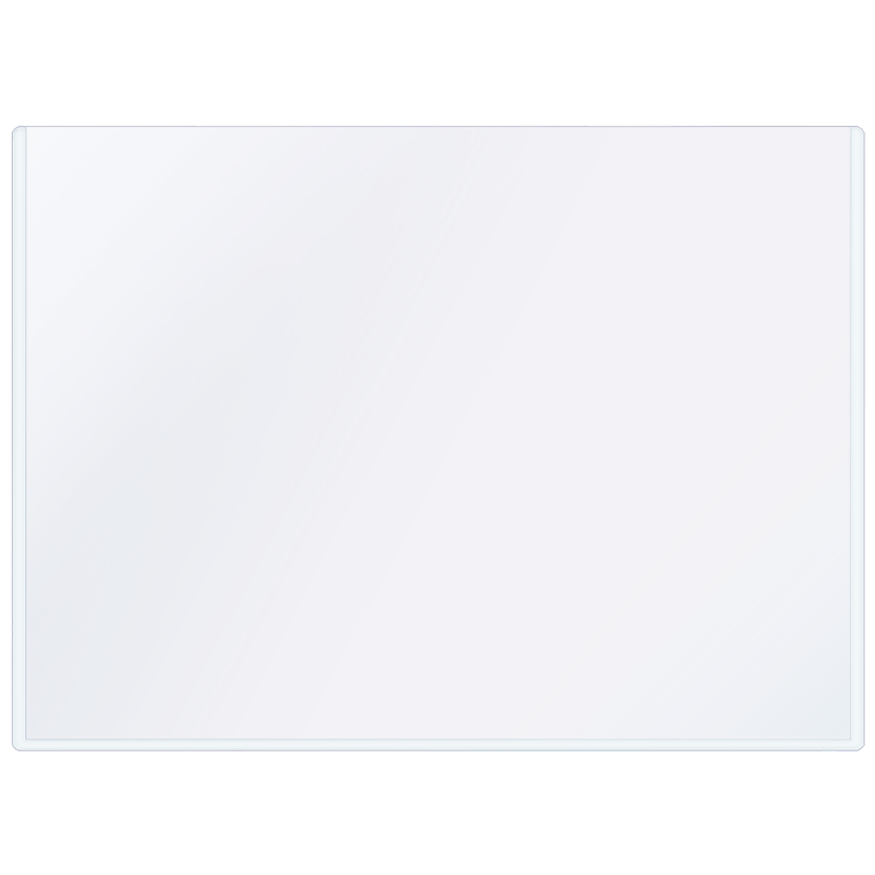 TANGO Office A4 Hard Plastic Sleeve Transparent Card Holder, Business License Protection Cover Frame, Hard Card Holder Document Protector ID Display Case, Pack of 10, Office Supplies