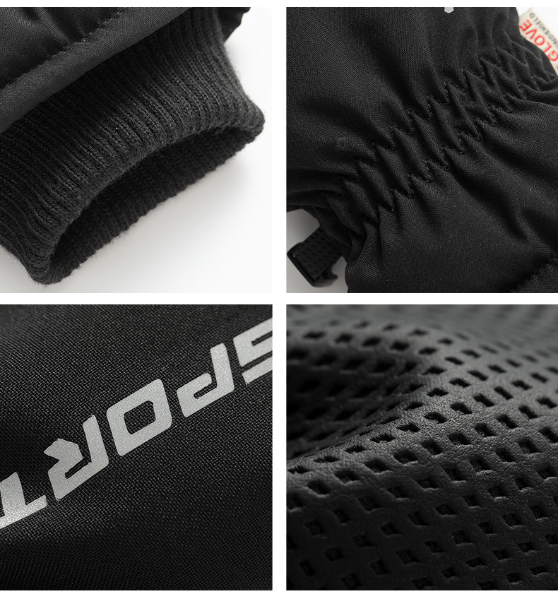 FOREVER Women's Fleece-Lined Thickened Winter Outdoor Cycling Sports Touchscreen Ski Gloves Pink 6