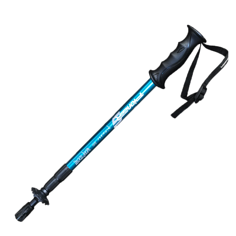 Pioneer Wolf Tooth Series Outdoor Hiking Poles Walking Sticks Trekking Poles Aluminum Alloy Three-Section Telescopic Portable Hiking