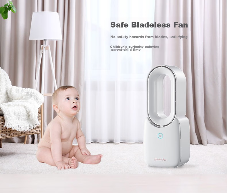 Kewo [Ice Mist Cooling] Desktop Fan Mini Air Conditioner Dormitory Office Ultra-Quiet Home Table Fan Circulating Large Mist Humidifier Bladeless Cooling Device 8