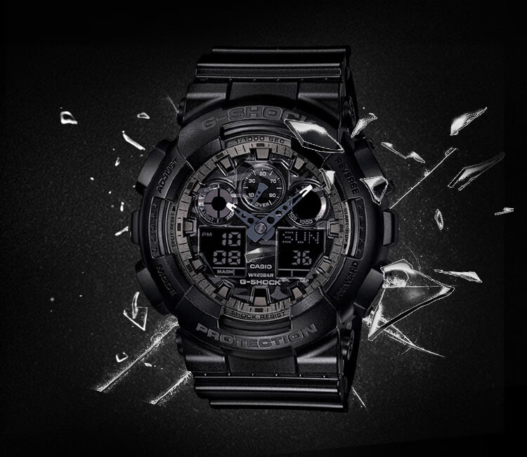 Casio Men's G-SHOCK Watch, Bomb Disposal Expert Sports Student Electronic Watch, Japanese/Korean Style, Gift for Boyfriend, GA-100CF 5