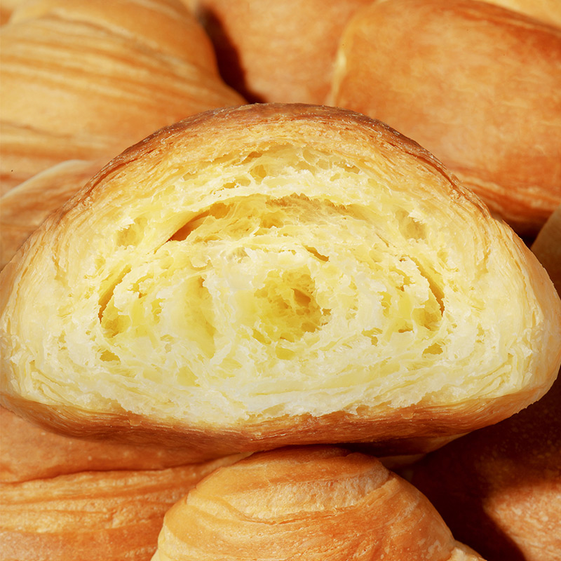 来伊份牛角面包630g可颂蛋糕早餐面包手撕面包整箱吐司糕点点心休闲零食