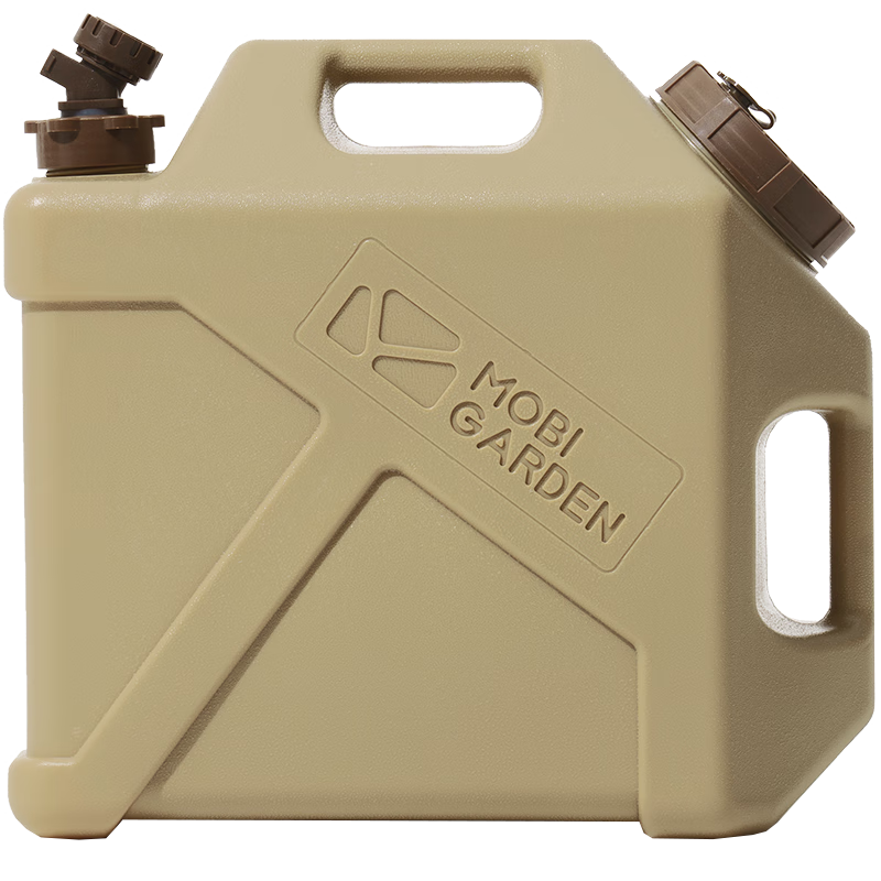 MOBIGARDEN Water Storage Bucket, Outdoor Camping Portable Car-Mounted Large Capacity Drinking Water Bucket 20L NX22674002 Warm Sand Color