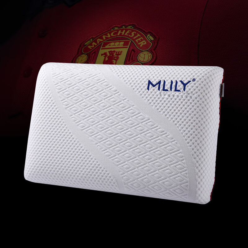 MLILY Single Cervical Pillow Core, Slow Rebound Memory Foam Pillow, Manlian Care Pillow M, 60*40*10cm