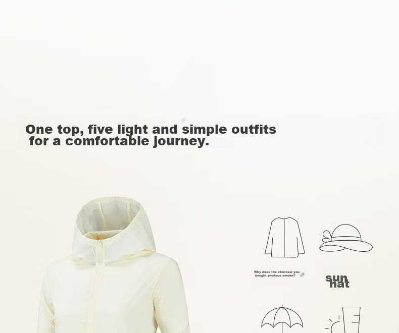 361° Women's Summer Sunscreen Jacket UPF50+ Sports Outdoor Cycling Ice Silk Casual Coat 662624605H-4 7