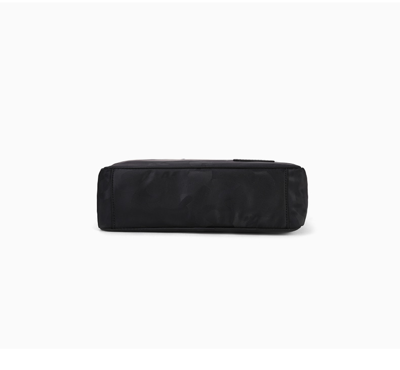 ELLE HOMM Men's Business Shoulder Crossbody Bag, Fashionable Multifunctional Vertical Camouflage Canvas Men's Bag 335340 Black Birthday Gift for Boyfriend 9